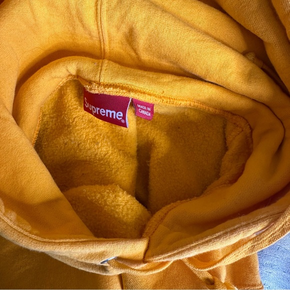 Supreme x Spitfire Hoodie Size Large Orange and Red Hoodie - Picture 8 of 10